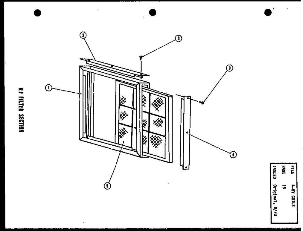 Diagram 3 Diagram and Parts List for RF2 3 Amana Air Conditioner