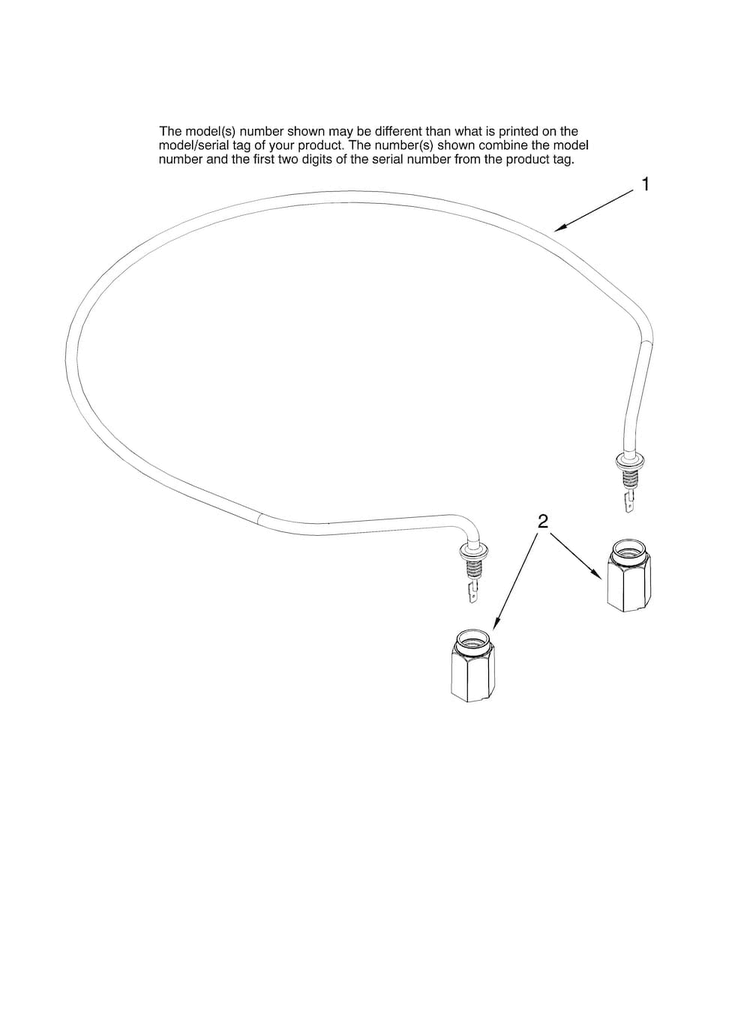 Heater Parts Diagram and Parts List for MDB8951BWB41  Maytag Dishwasher