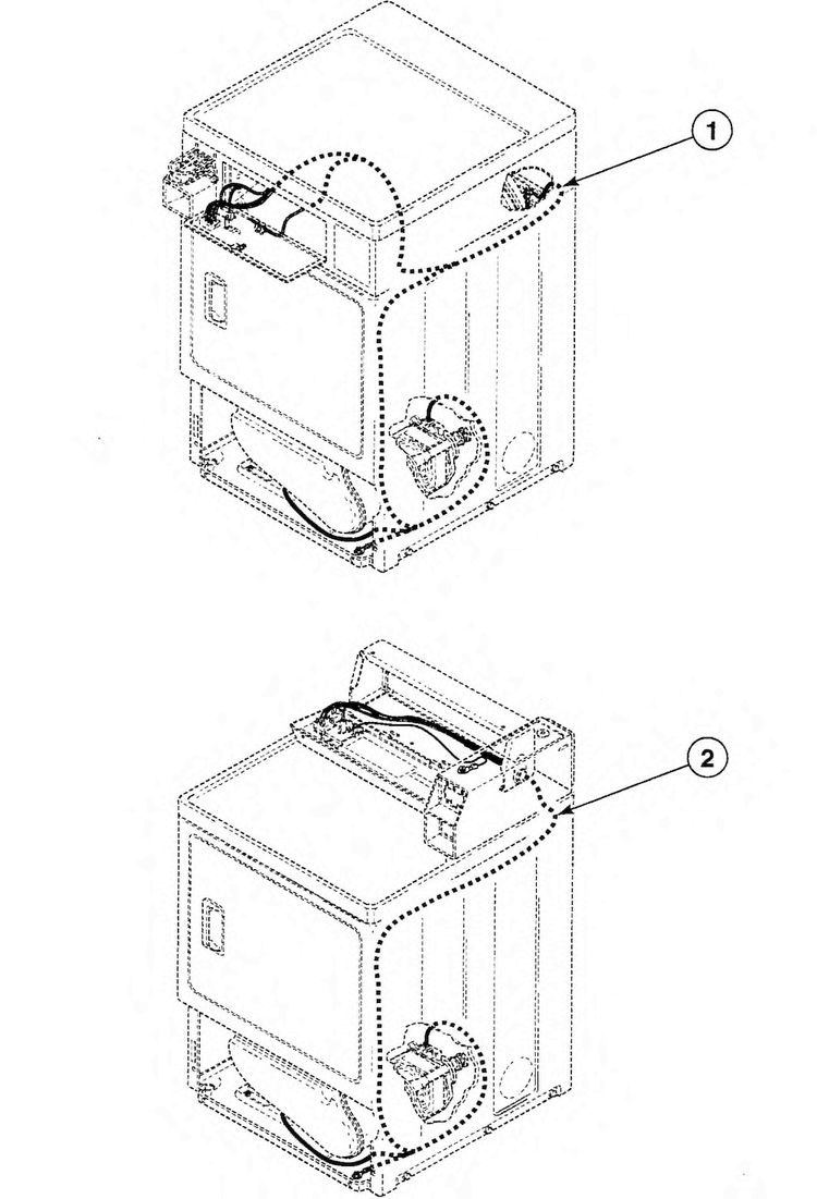 Harnesses Diagram and Parts List for SDE507LF  Speed Queen Dryer