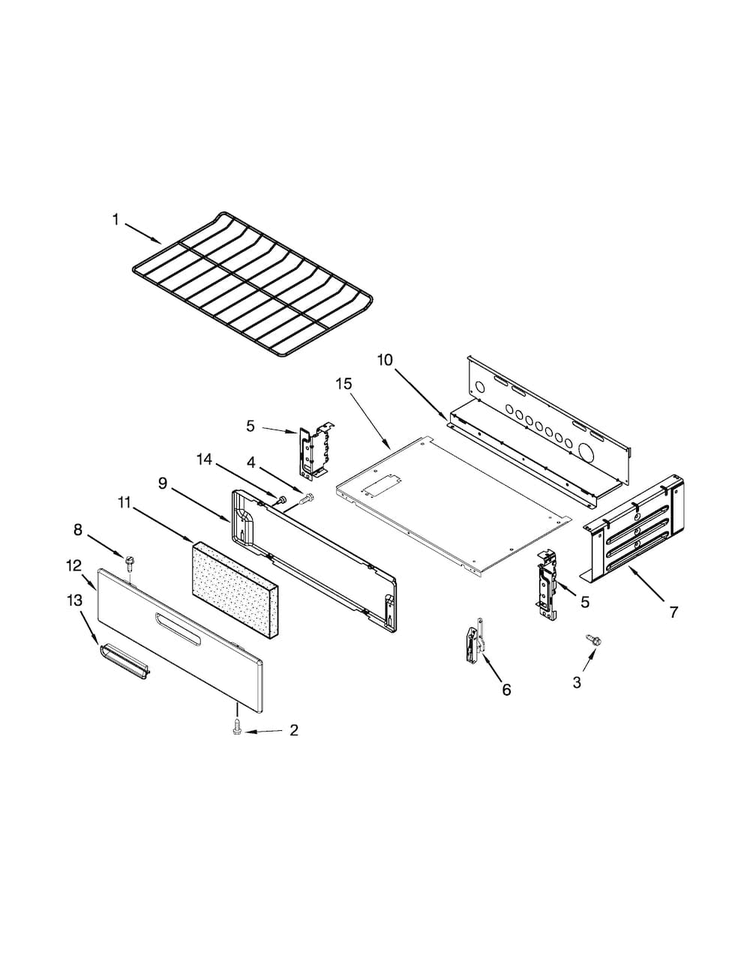 Oven And Broiler Parts Diagram and Parts List for AGR4230BAW0  Amana Range
