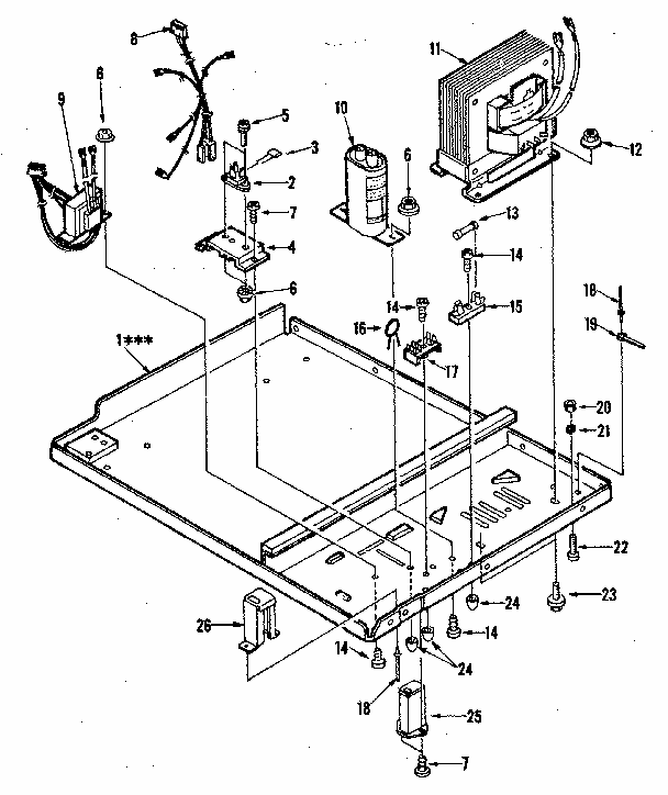 Microwave Parts Diagram and Parts List for 8504428390  Kenmore Microwave