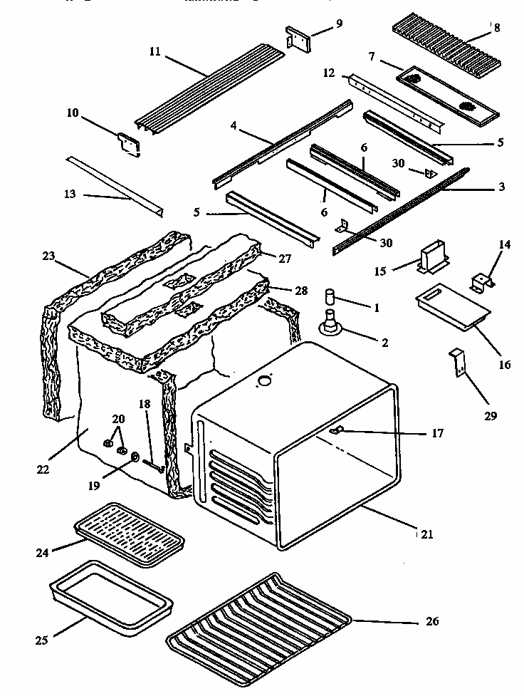 Main Body  (ards800e/p1131920ne) (ards800ww/p1131920nww) (cards800e/p1131922ne) (cards800ww/p1131922nww) Diagram and Parts List for CC1W-P1155202  Amana Range