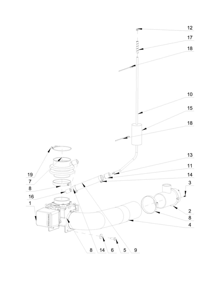 Drain System Parts Diagram and Parts List for MXR25PNATS  Maytag Washer