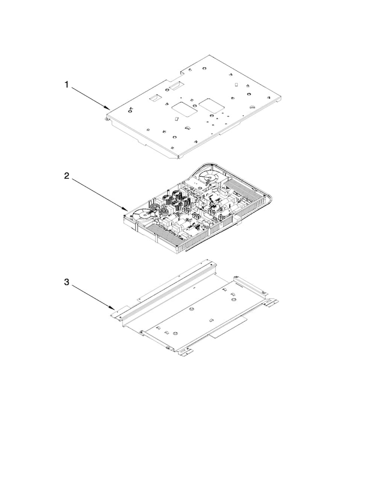 Interior Parts Diagram and Parts List for MIR8890AS0  Maytag Range