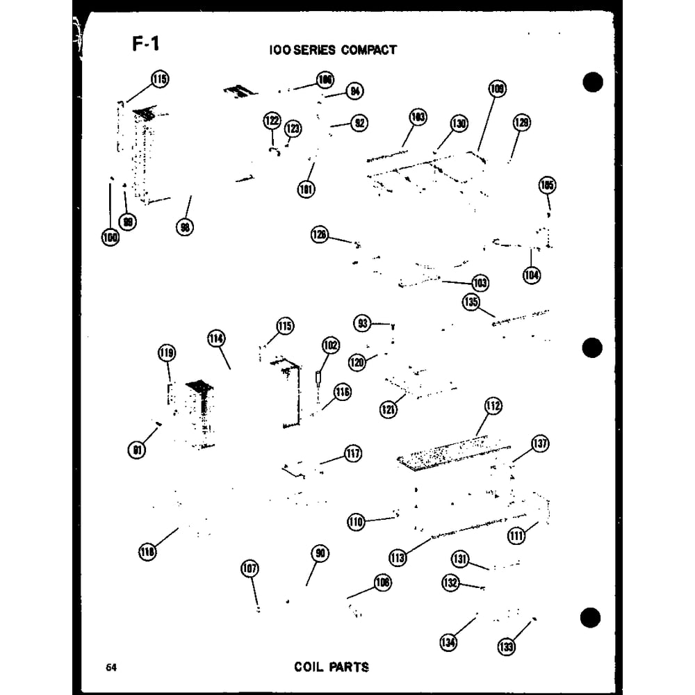 Coil Parts Diagram and Parts List for 113-3NE P54975-37R Amana Air Conditioner