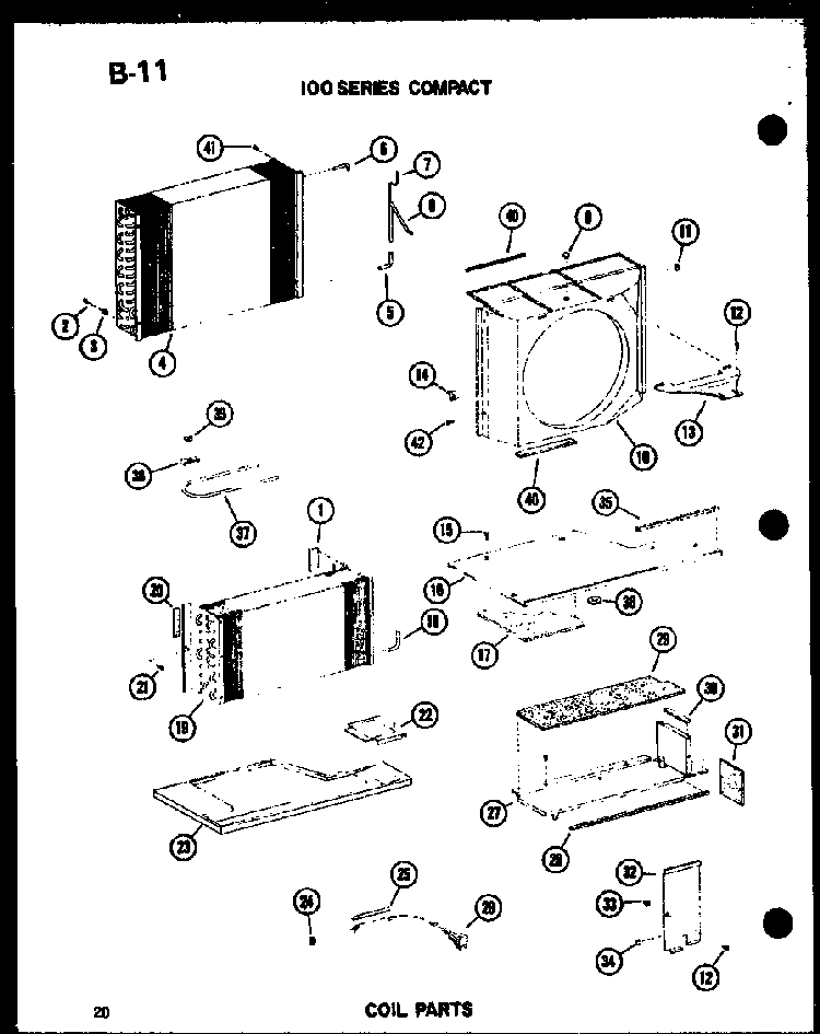 Coil Parts Diagram and Parts List for ES9-2MS P54974-46R Amana Air Conditioner