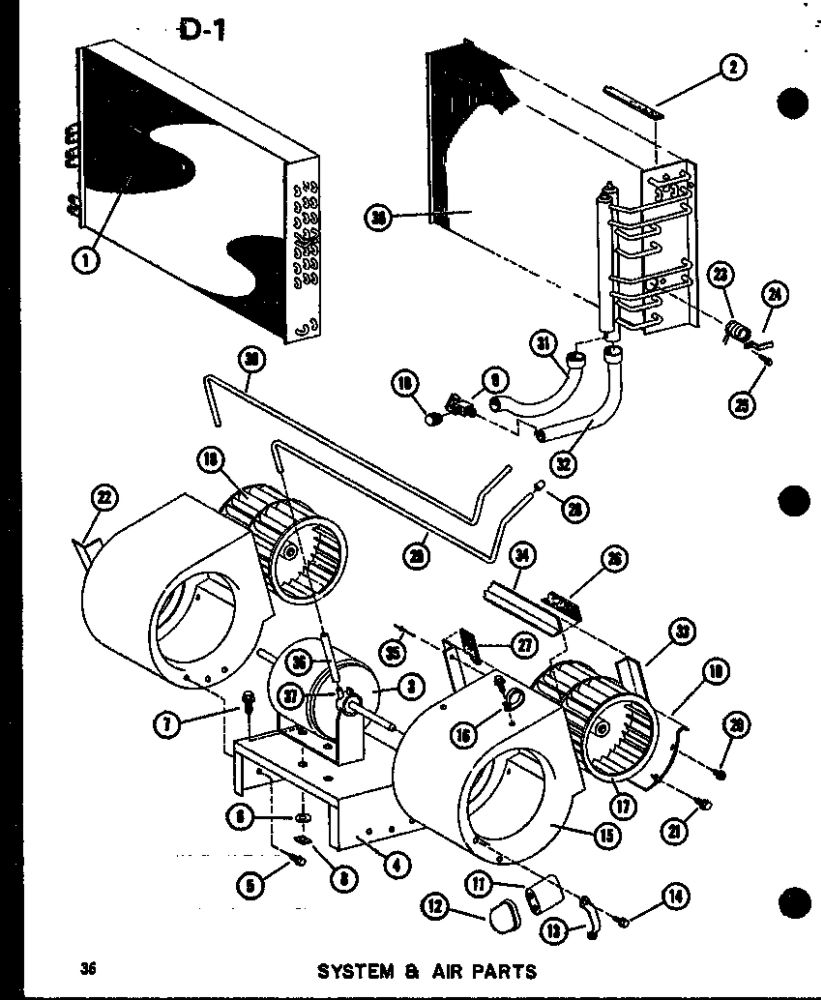 System And Air Parts 6 Diagram and Parts List for EPCG3010-1B P67470-2C Amana Heater