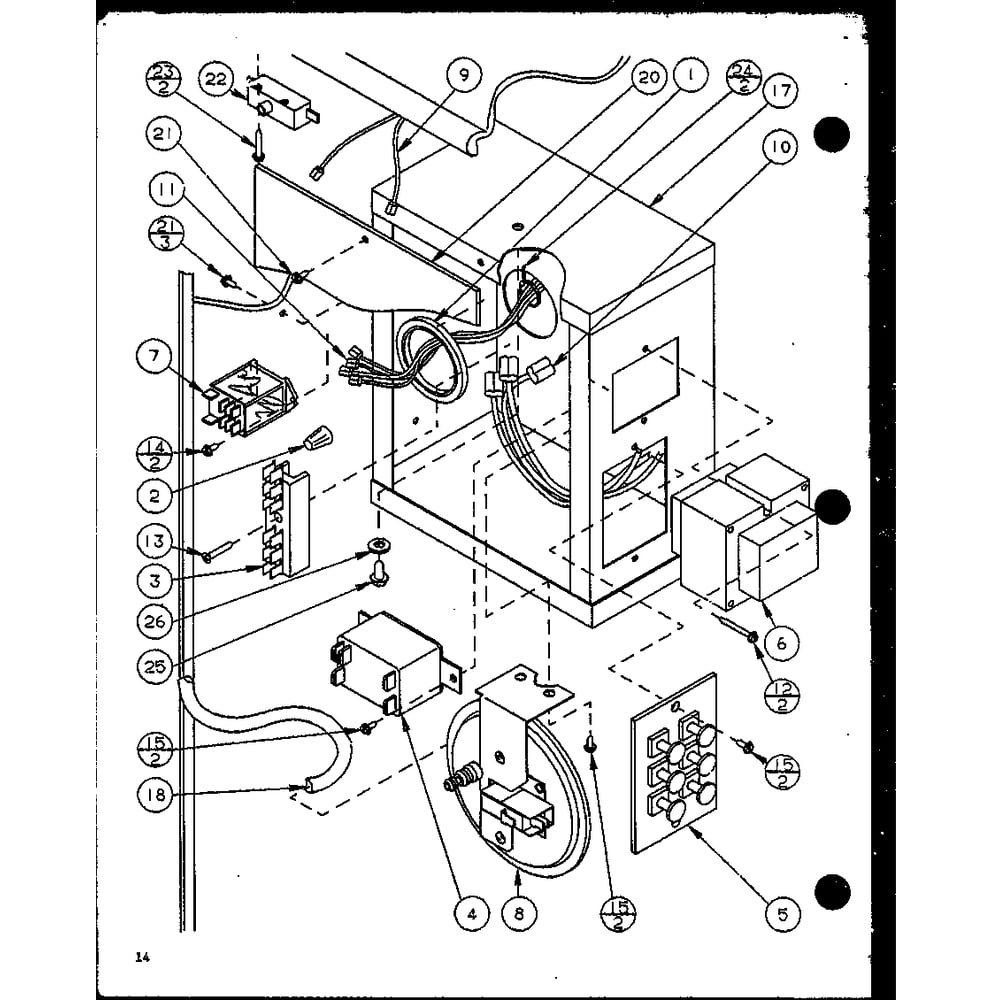 Diagram 4 Diagram and Parts List for GCI140A35C P9811216F Amana Furnace