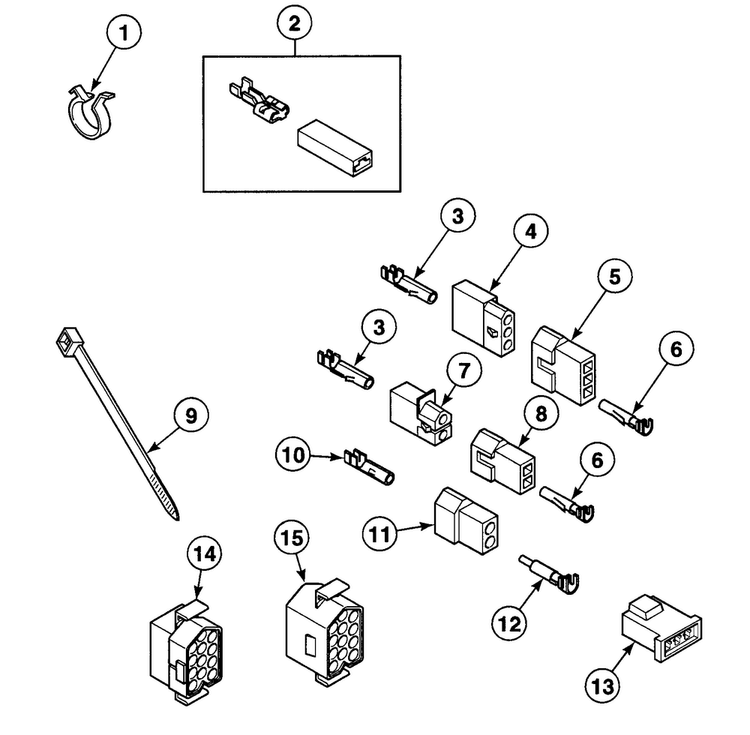Blocks Diagram and Parts List for SDE907QF1500  Speed Queen Dryer