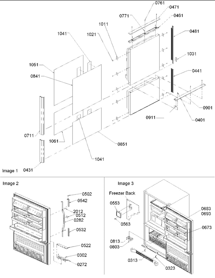 Door Panels & Grille Diagram and Parts List for BB20VPSE-P1321302WE  Amana Refrigerator