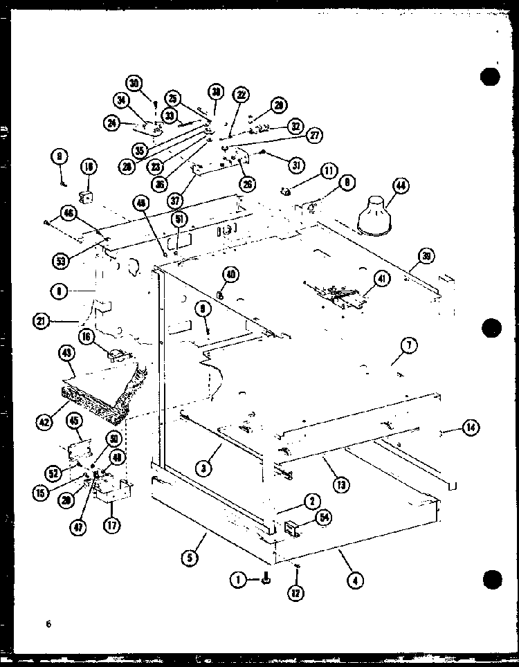Panel Assembly Diagram and Parts List for ARR303-P85511-5S  Amana Range