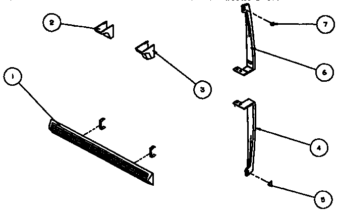 Bhkt Kit Diagram and Parts List for TXI21R-P1168006W  Amana Refrigerator