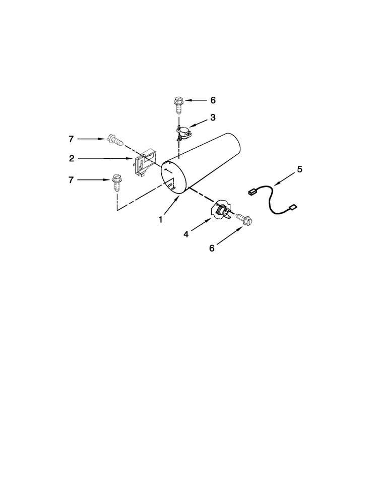 Dryer Heating Parts - Gas Diagram and Parts List for MLE20PDBZW0  Maytag Washer Dryer Combo