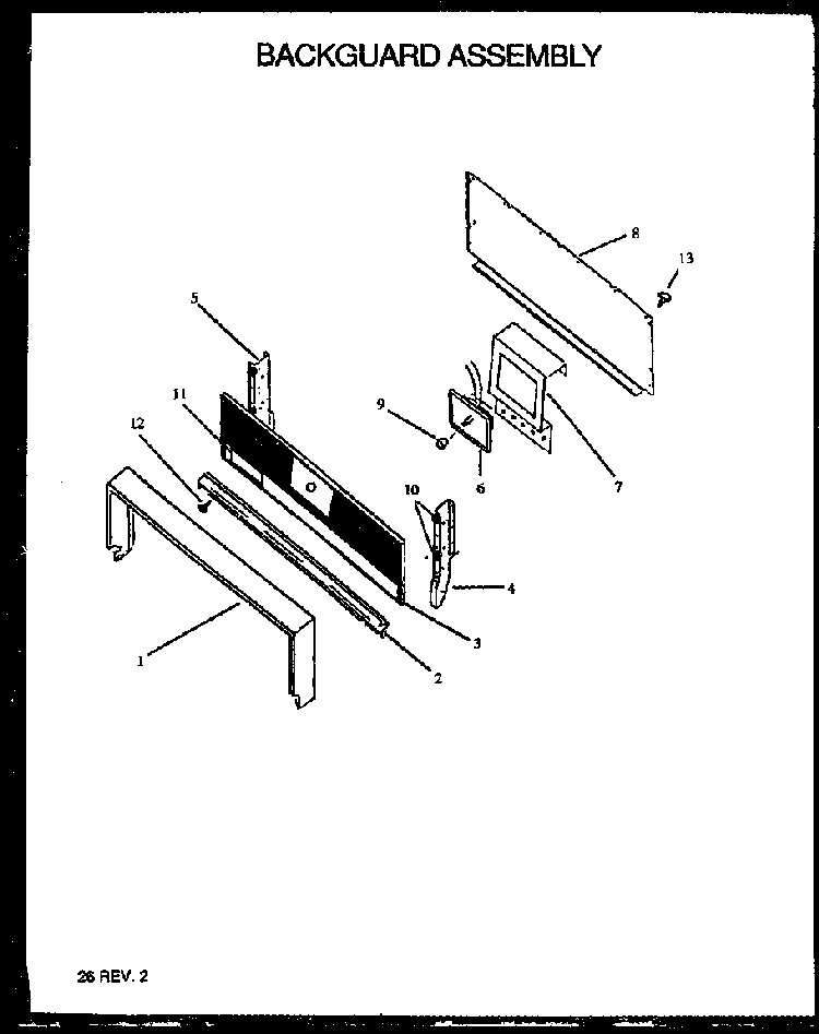 Section 7 Diagram and Parts List for RBK28FGL P1142379NL Caloric Range