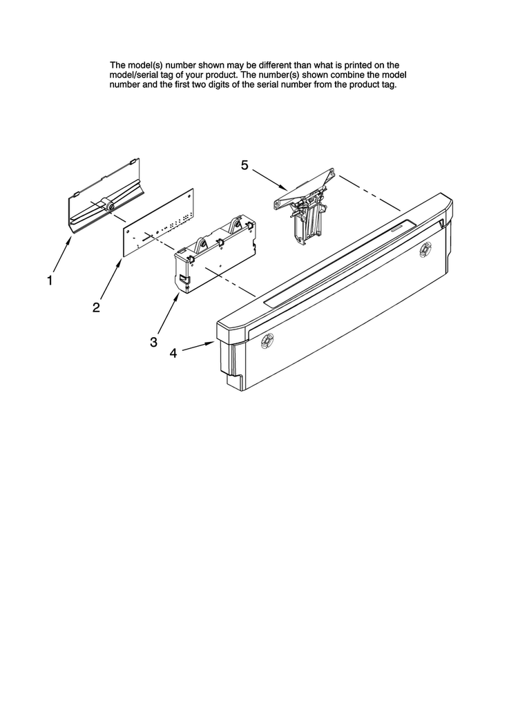 Control Panel Parts Diagram and Parts List for MDBH985AWB0  Maytag Dishwasher