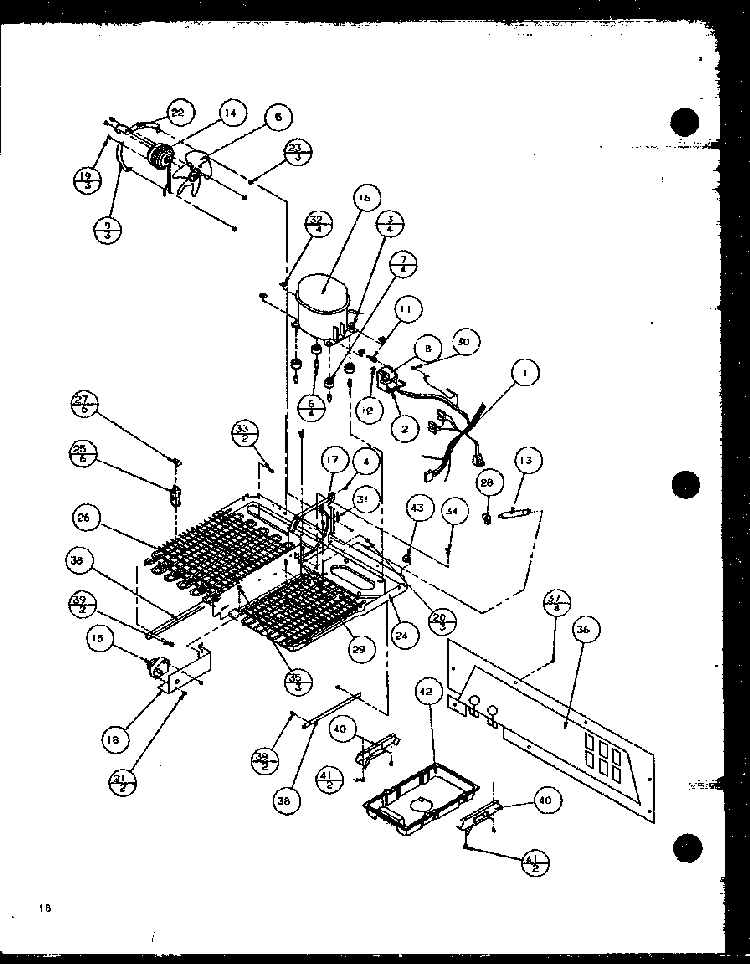 Compressor Diagram and Parts List for TX20QBG-P1111704WG  Amana Refrigerator