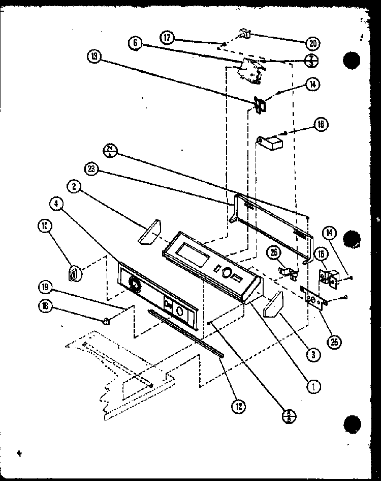 Section 5 Diagram and Parts List for LG2512 P7762230W Amana Dryer