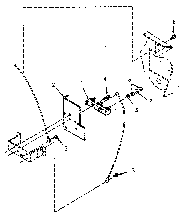 Terminal Block Diagram and Parts List for NE4613W43721  Speed Queen Dryer