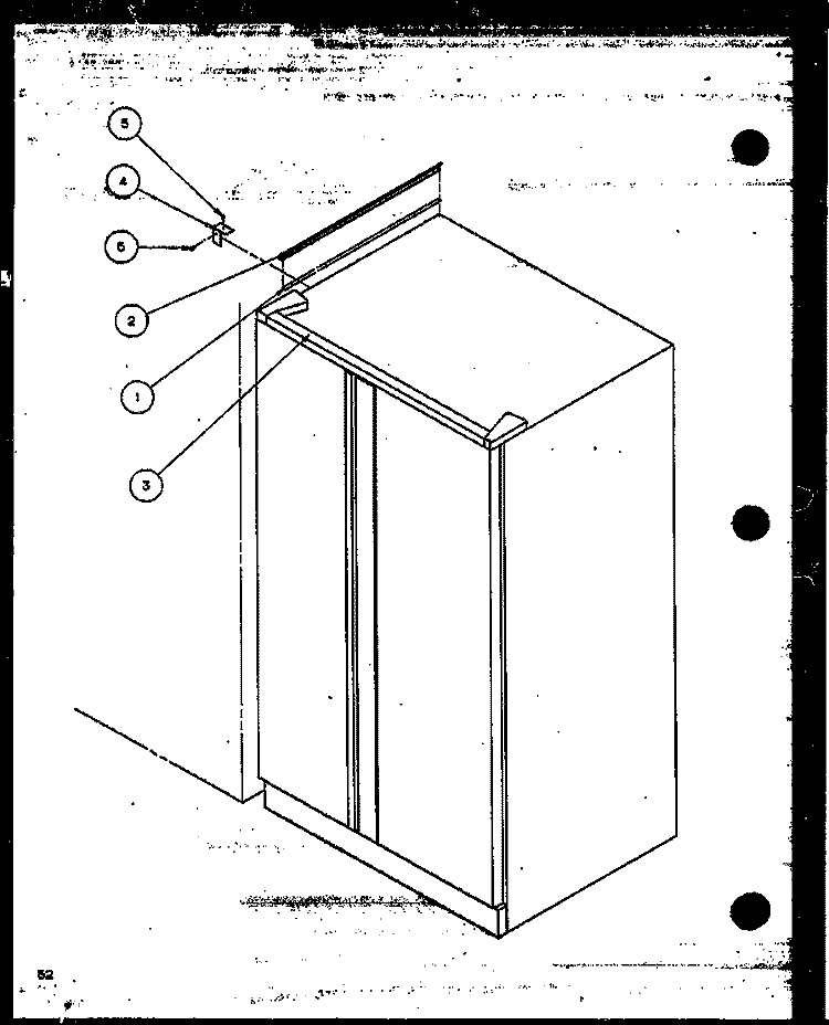 BI8 TRIM KIT ASSY Diagram and Parts List for SBI20K P1117802W Amana Refrigerator