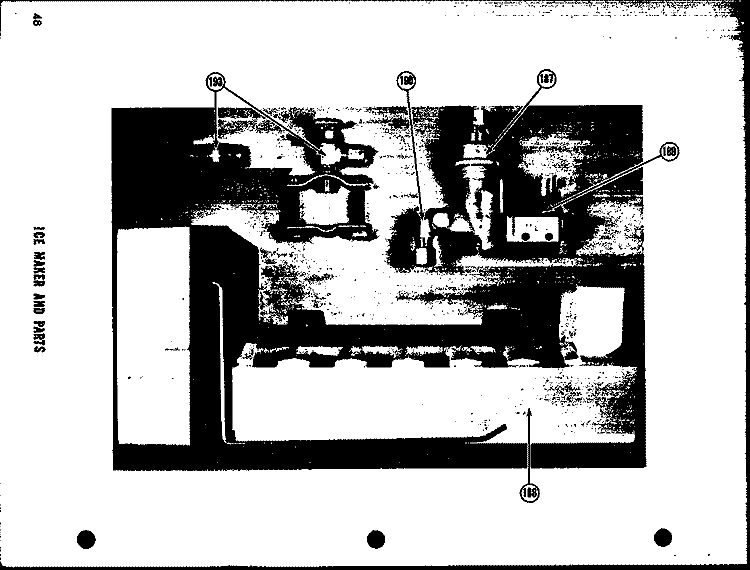 ICE MAKER AND PARTS Diagram and Parts List for SRI22D  Amana Refrigerator