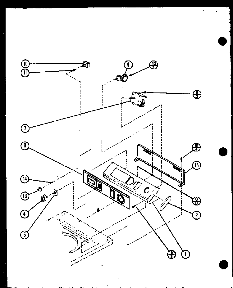 Section 14 Diagram and Parts List for LW1503 P7762118W Amana Washer