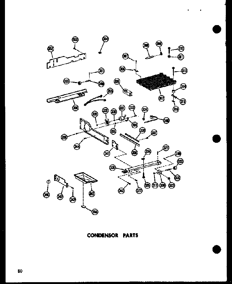 Condensor Parts Diagram and Parts List for SRN22N-C-P60230-17WC  Amana Refrigerator