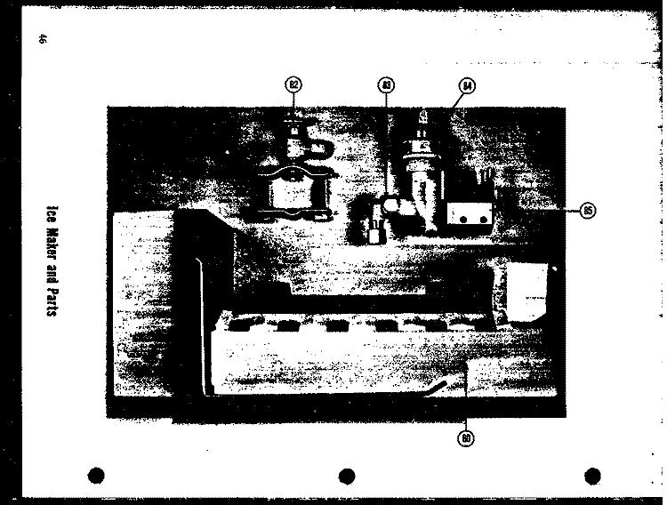 ICE MAKER AND PARTS Diagram and Parts List for TCI-19LE  Amana Refrigerator