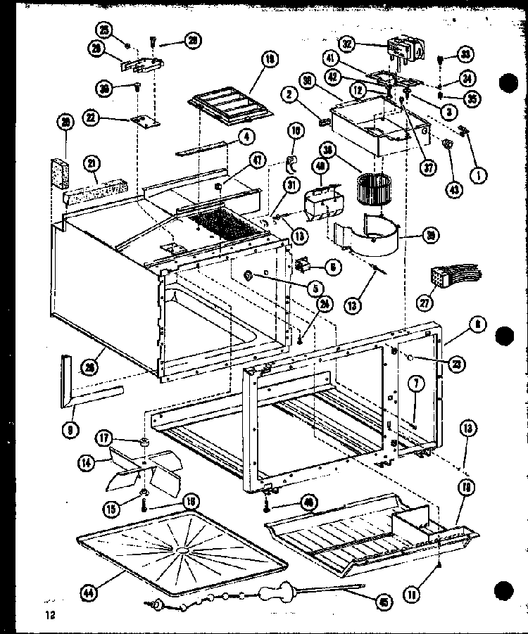 Section 6 Diagram and Parts List for RCC-6-P85318-1S  Amana Microwave