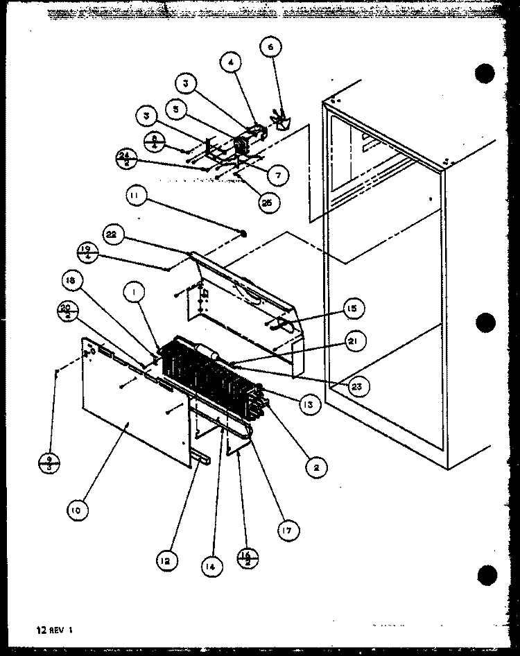 Page 5 Diagram and Parts List for TQ18QBL P1111306W L Amana Refrigerator