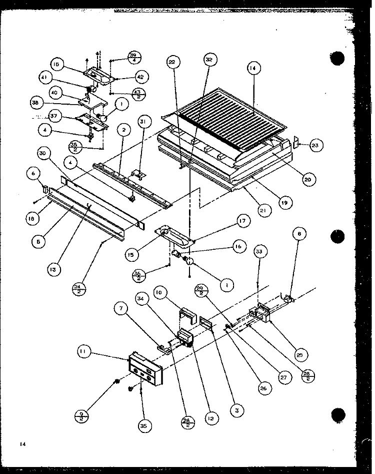 Page 6 Diagram and Parts List for TX20QBL P1111703W L Amana Refrigerator