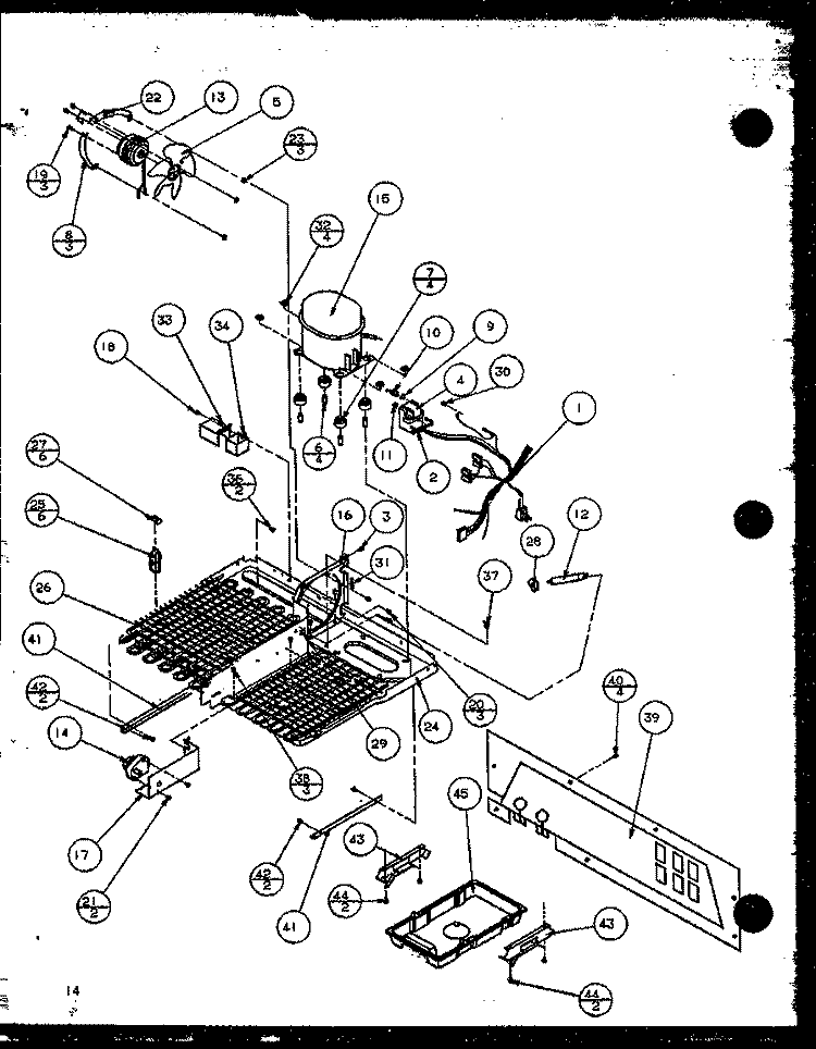 Page 6 Diagram and Parts List for TRG18QB3G P1111315W G Amana Refrigerator