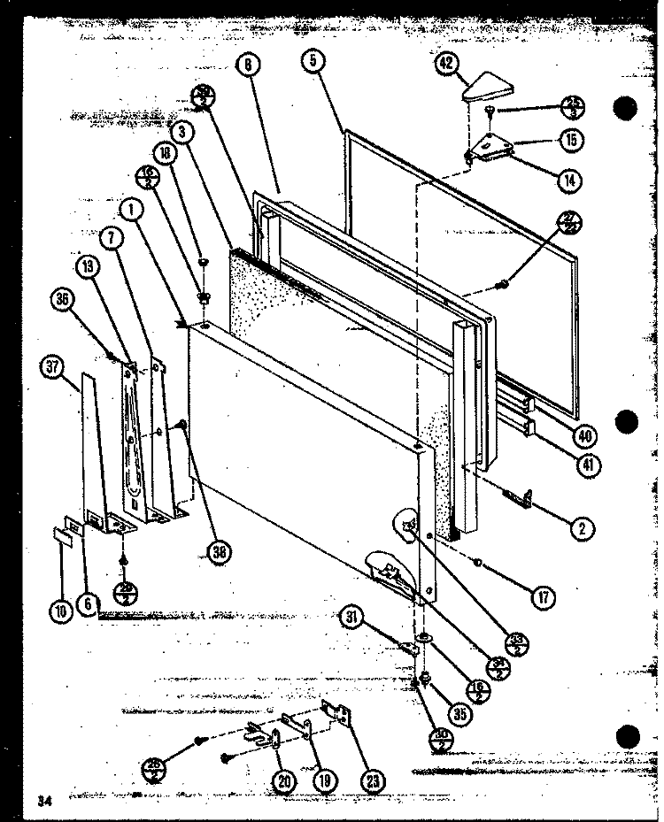 Page 15 Diagram and Parts List for TC22N P1106205W Amana Refrigerator