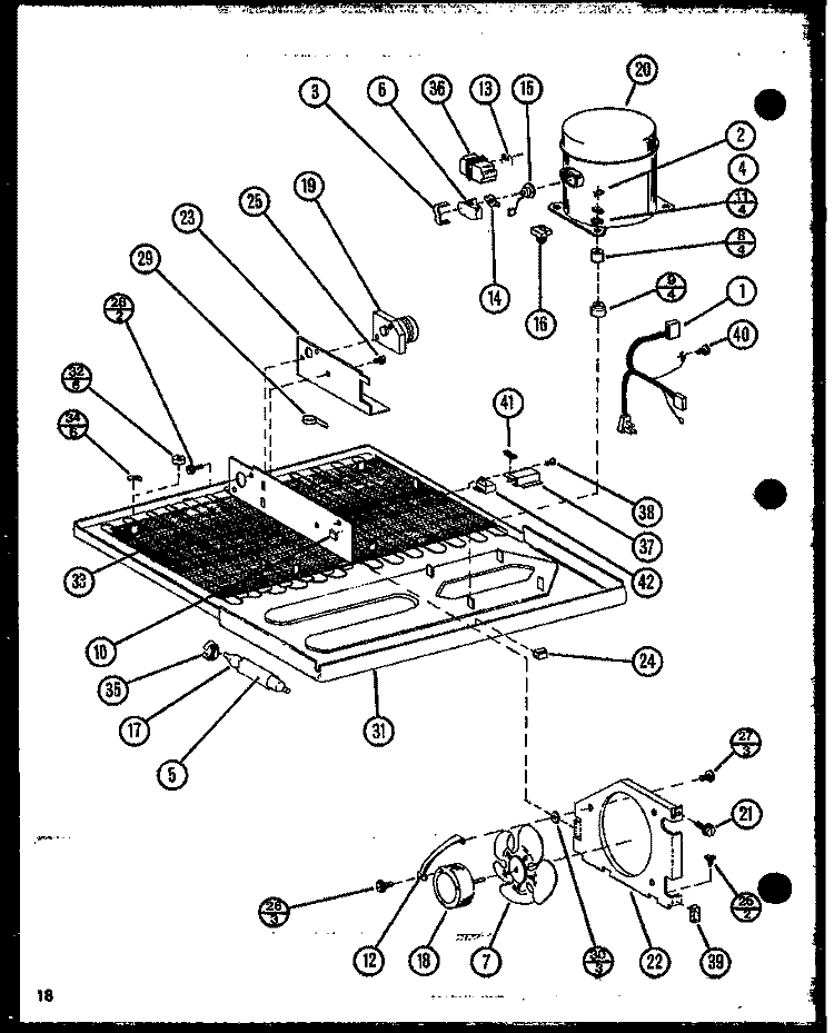 Page 8 Diagram and Parts List for 85088 P1109007W Amana Refrigerator
