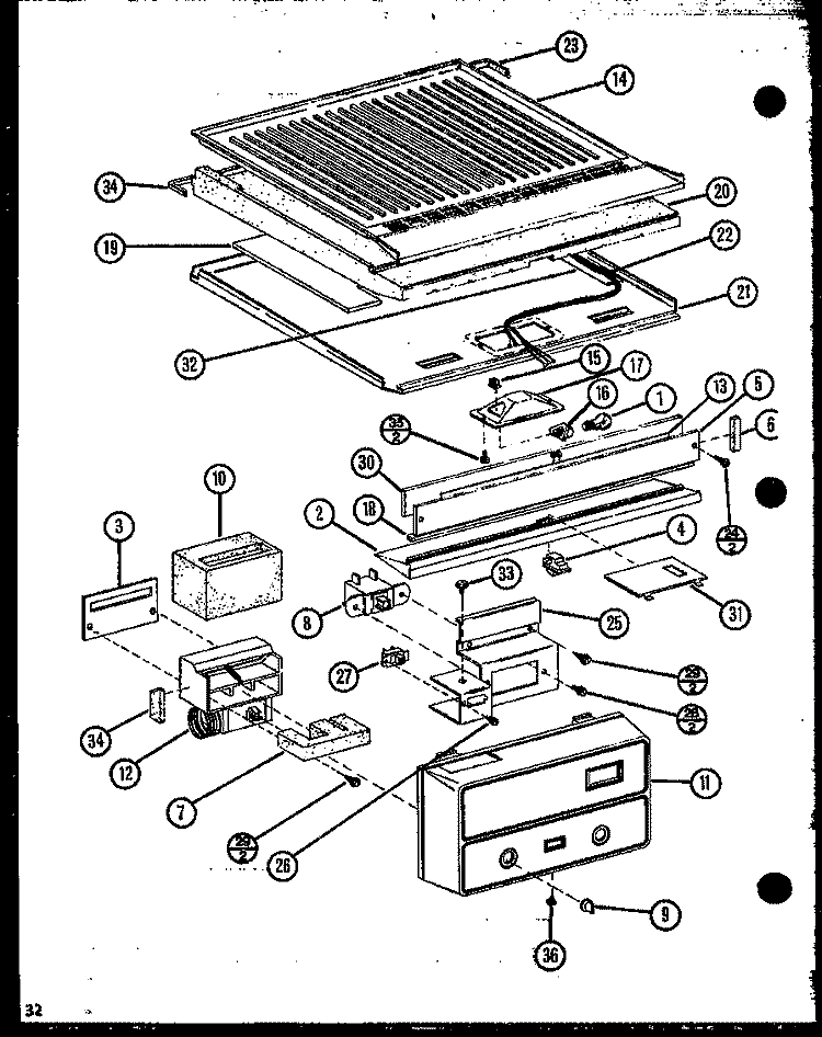 Page 15 Diagram and Parts List for 85278 P1109010W Amana Refrigerator