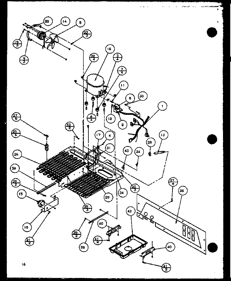 Page 7 Diagram and Parts List for 85861 P1117302W W Amana Refrigerator