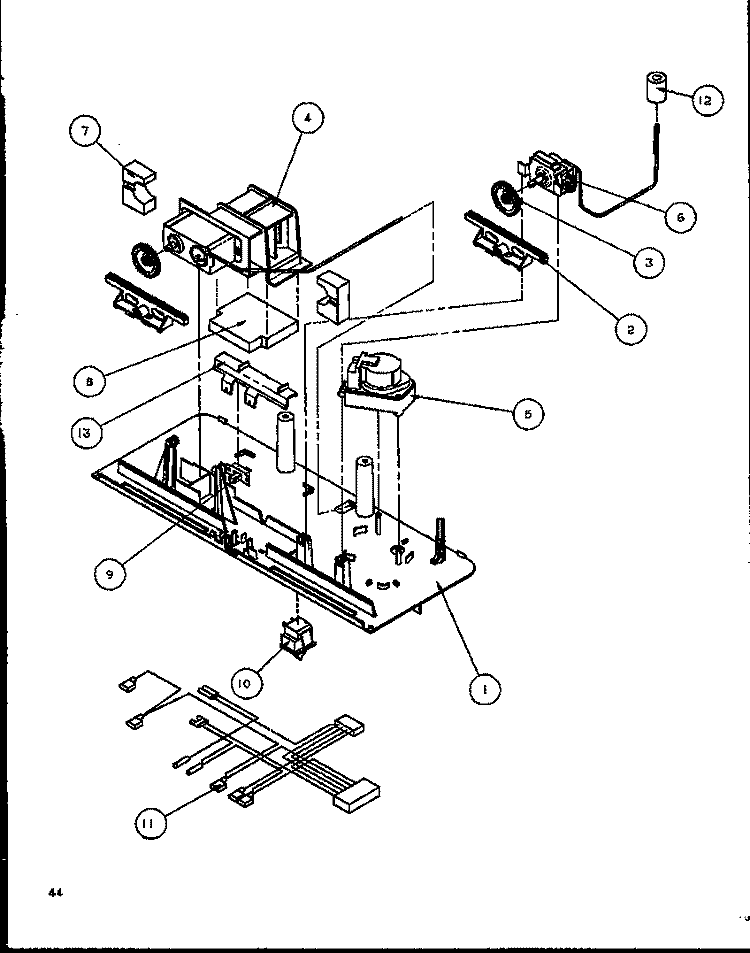 CONTROL PANEL Diagram and Parts List for TG18RBW P1158303W W Amana Refrigerator