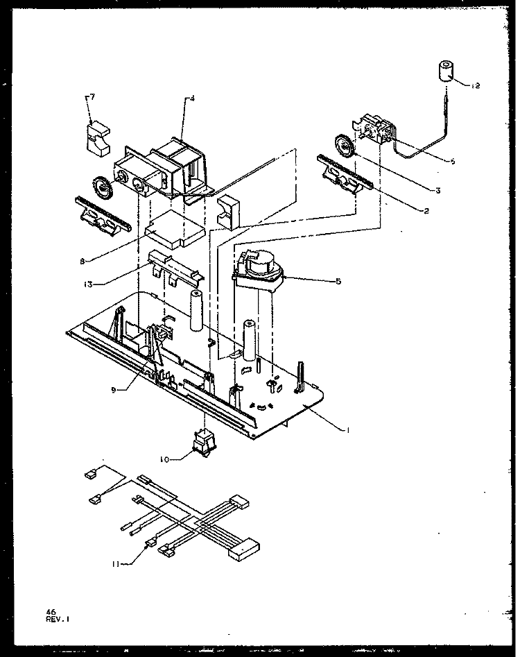 CONTROL PANEL Diagram and Parts List for TS18RBL P1158407W L Amana Refrigerator