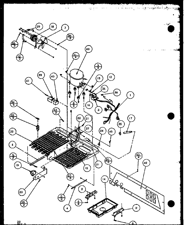 (PANASONIC COMPRESSOR) Diagram and Parts List for TZ18Q2G P1156103W G Amana Refrigerator