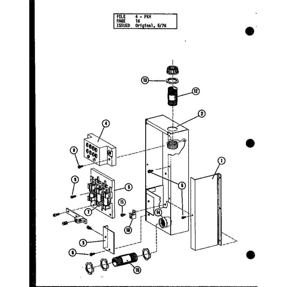 Diagram 2 Diagram and Parts List for D54444-6 P54444-6C Amana Air Conditioner