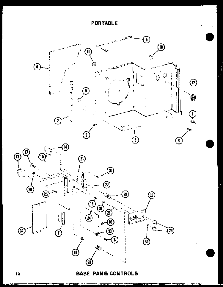Base Pan & Controls Diagram and Parts List for ES6P-2AMR P54972-26R Amana Air Conditioner