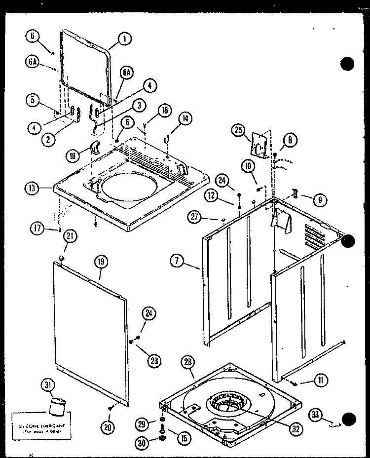 FRONT PANEL Diagram and Parts List for LWD553W P1122905W W Amana Washer