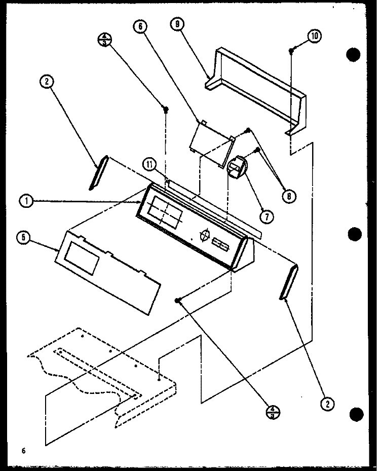 Page 1 Diagram and Parts List for LWD773W P1122801W W Amana Washer