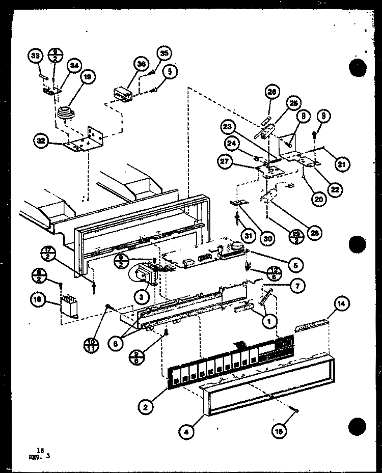 Page 7 Diagram and Parts List for RC20SE P7688115M Amana Microwave