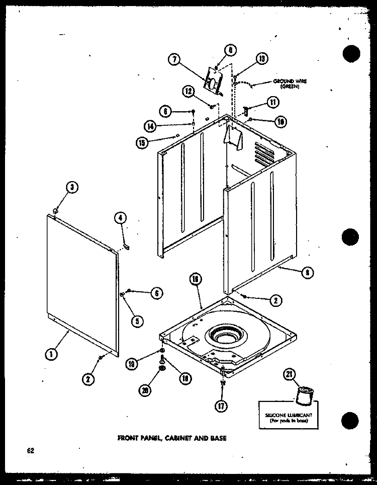 Page 29 Diagram and Parts List for TAA600 P7575110W Amana Washer