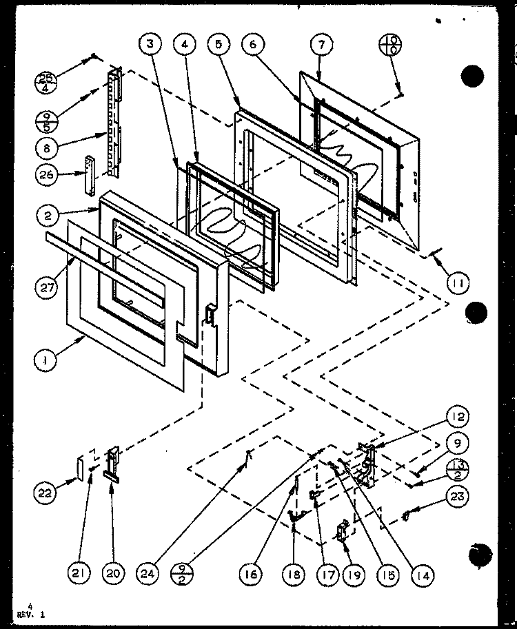 PAGE 1 Diagram and Parts List for RFS8 P7787201M Amana Microwave