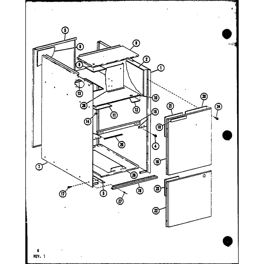 Diagram 4 Diagram and Parts List for EBCC3600MA P6752114C Amana Air Conditioner