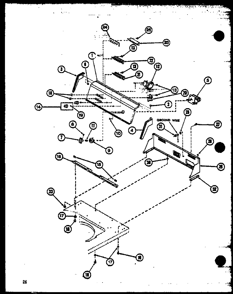 Page 11 Diagram and Parts List for TAA5001 P7704008W Amana Washer