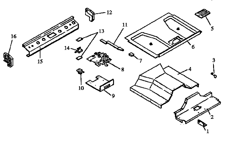 OVEN CABINET ASSY Diagram and Parts List for RST369/ALL RST369/AL L Caloric Range