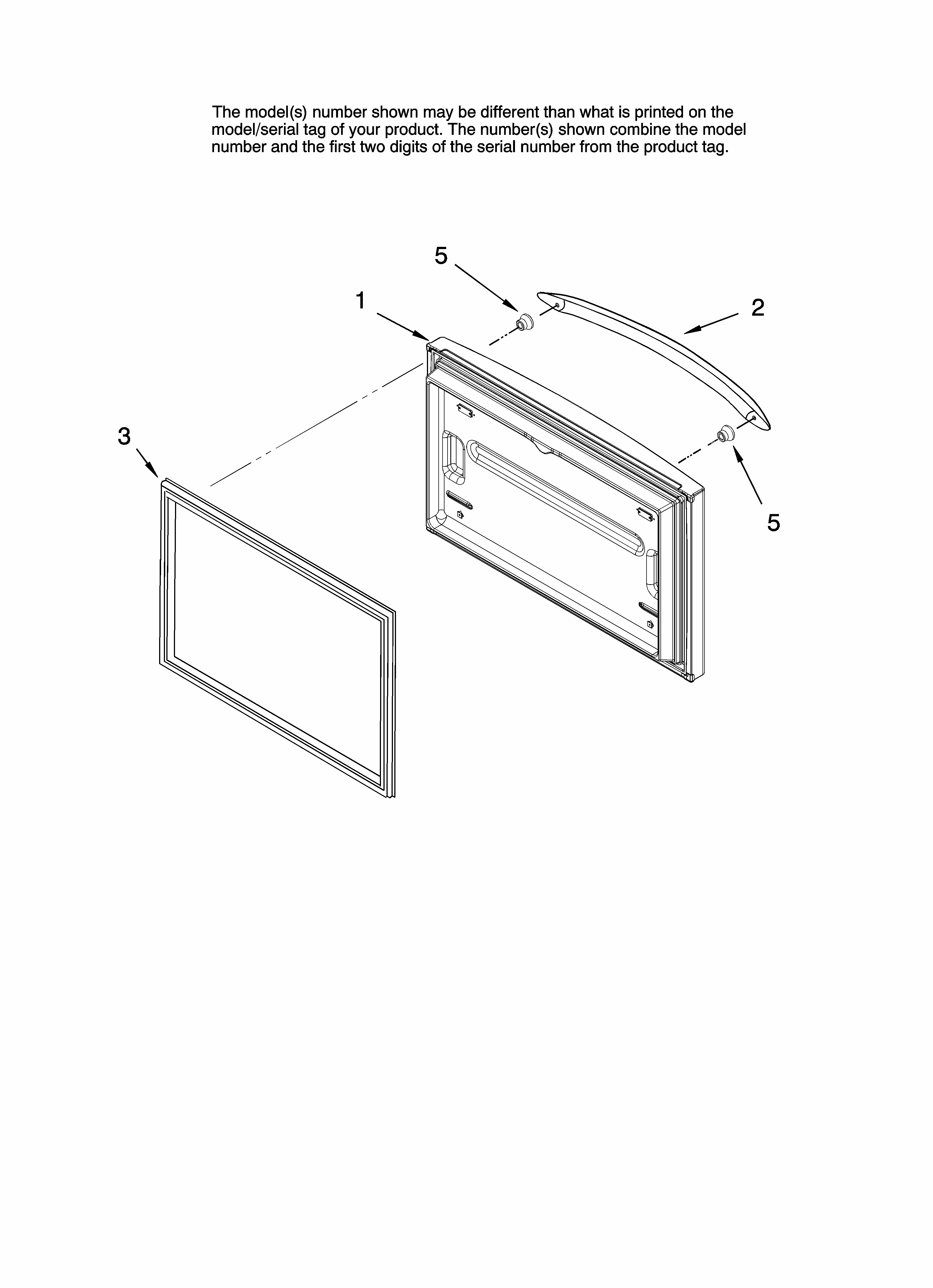 Freezer Door Parts, Optional Parts (not Included) Diagram and Parts List for G32026PEKS13  Maytag Refrigerator