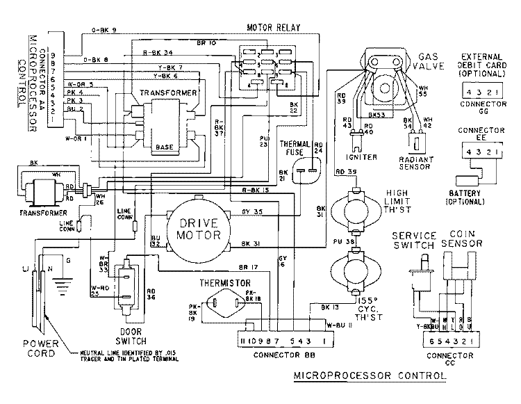 WIRING INFORMATION Diagram and Parts List for MDG12PSAGW  Maytag Dryer